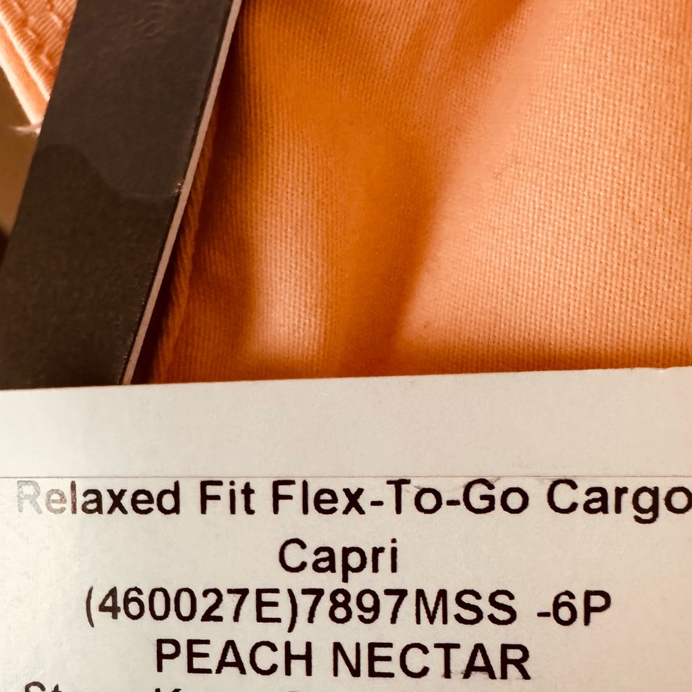 LEE Peach Nectar Cargo Capri Pants - Picture 11 of 11